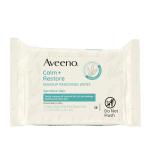 Aveeno Calm + Restore Unscented Facial Wipes, 25 ct