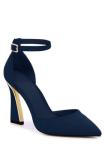 Juliet Holy Women's Buckled Closed Toe Heels