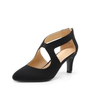 Elegant Black Kitten Heels for Women’s Events