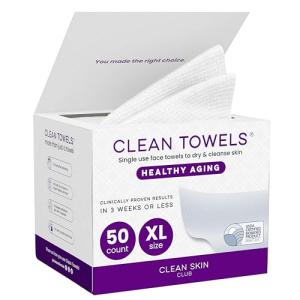 Luxury Clean Towels for Healthy Aging, 50 Count