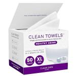 Luxury Clean Towels for Healthy Aging, 50 Count
