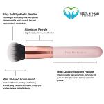 16-Piece Premium Makeup Brush Set with Eyebrow Razor