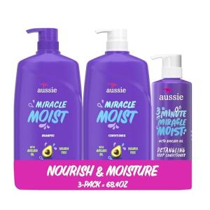 Aussie Miracle Moist Shampoo and Conditioner Set