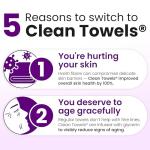 Luxury Clean Towels for Healthy Aging, 50 Count