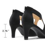 Elegant Black Kitten Heels for Women’s Events