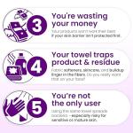 Luxury Clean Towels for Healthy Aging, 50 Count