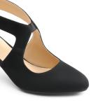 Elegant Black Kitten Heels for Women’s Events
