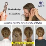 Tortoise Shell Hair Pins Set of 10