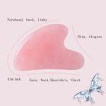 YAMHOHO Pink Gua Sha Massage Tool for Skin Care