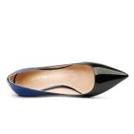 Pointy Toe Patent Gradient Animal Print Heels