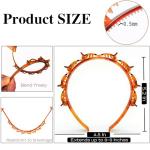 JASSINS 2 Pcs Hairpin Headband for Bangs