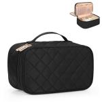Stylish Two-Layer Waterproof Makeup Bag for Travel