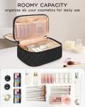 Stylish Two-Layer Waterproof Makeup Bag for Travel