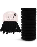 Kitsch No-Damage Stretchable Hair Ties - Black