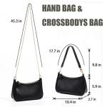 VODIU Clutch Tote with Removable Straps