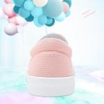 Comfy Pink Canvas Slip-On Sneakers for Fashion