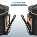 Bagmoly Large Portable Travel Makeup Organizer - Black