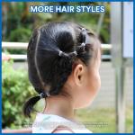 2000 Mini Clear Elastic Hair Bands - Teenitor