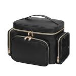 Bagmoly Large Portable Travel Makeup Organizer - Black