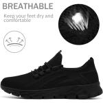 ZMBCYG All Black Slip-On Fashion Sneakers