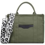 Stylish Canvas Tote Bag with Multiple Pockets
