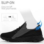 ZMBCYG All Black Slip-On Fashion Sneakers