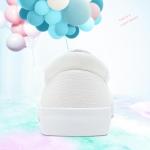 Comfy White Canvas Slip-On Sneakers for All