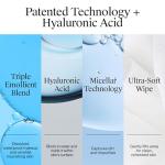Hydrating Micellar Cleansing Wipes with Hyaluronic Acid