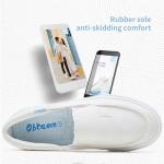 Comfy White Canvas Slip-On Sneakers for All