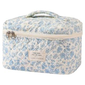 Floral Makeup Organizer Bag for Travel