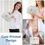 Floral Makeup Organizer Bag for Travel