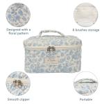 Floral Makeup Organizer Bag for Travel