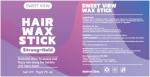 SWEET VIEW Hair Wax Stick and Brush Set