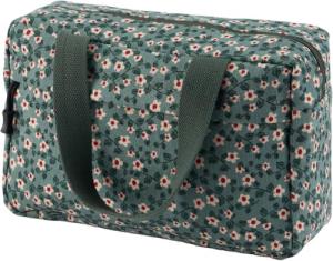 Sunflower Corduroy Large Makeup Bag for Women