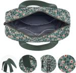 Sunflower Corduroy Large Makeup Bag for Women