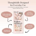 Kitsch Satin Heatless Curlers for Overnight Curls