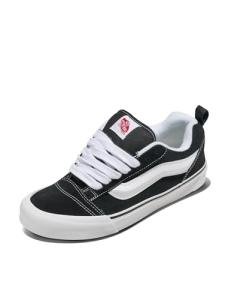 Vans Knu Skool Retro Low-Top Sneakers, Black/White