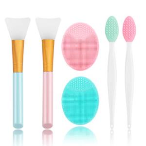 Silicone Face Scrubber and Cleansing Brush Set