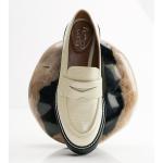 Franco Sarto Chunky Loafer in Putty, Size 8.5