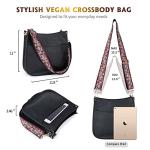 Viva Terry Vegan Leather Crossbody Bag - Black