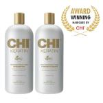CHI Keratin Shampoo and Conditioner Set, 32 Oz