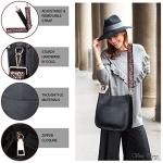 Viva Terry Vegan Leather Crossbody Bag - Black