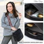 Viva Terry Vegan Leather Crossbody Bag - Black