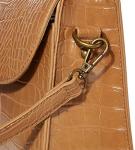 Diana Top Handle Crossbody Bag in Camel