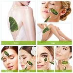 Jade Gua Sha Facial Massager Set - 5pcs