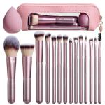 14-Piece Makeup Brush Set with Travel Case