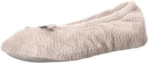 Isotoner Women's Comfort Ballet Flats in Taupe