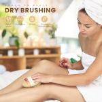 Natural Bristle Body Brush for Smooth Skin