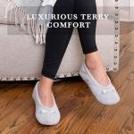 Isotoner Women's Comfort Ballet Flats in Taupe