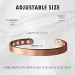 99.9% Pure Copper Magnetic Bracelet for All
